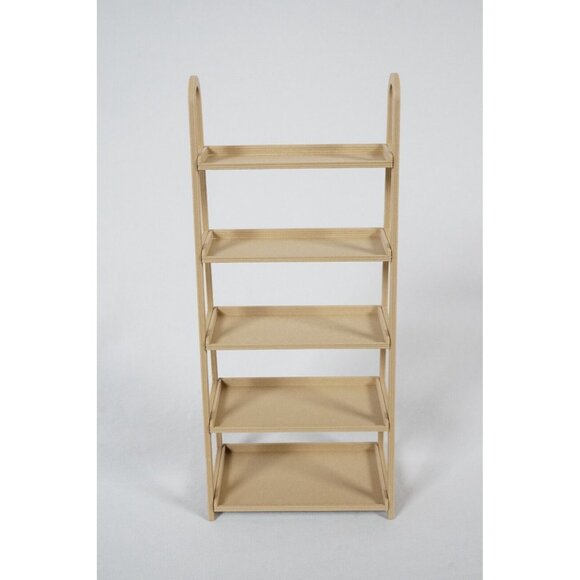 Mini Display Shelf Ladder Stand Miniature Doll Furniture 3D Printed Wood 1:6 - Picture 5 of 8